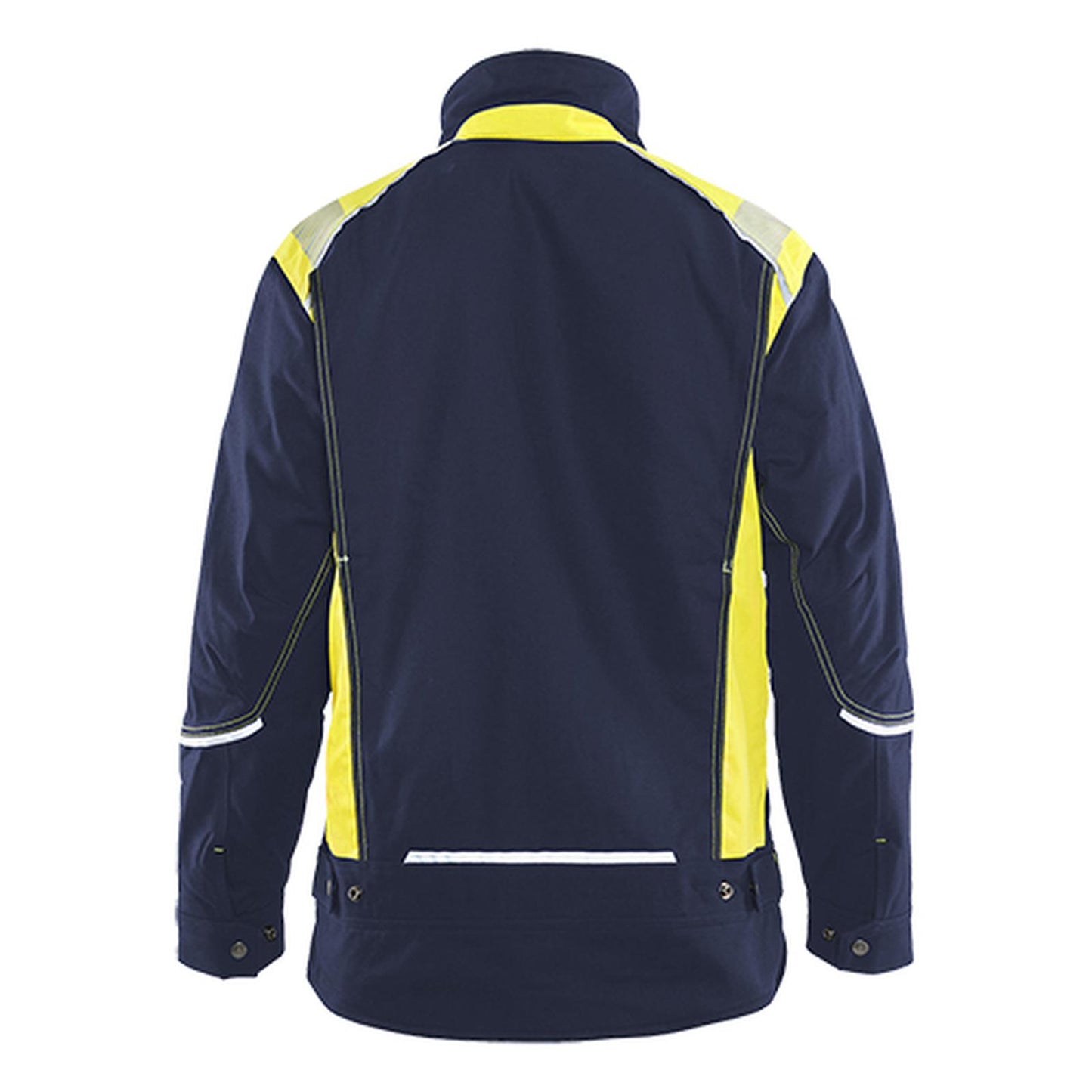 Blaklader Jassen 49151370 marineblauw-geel(8833)