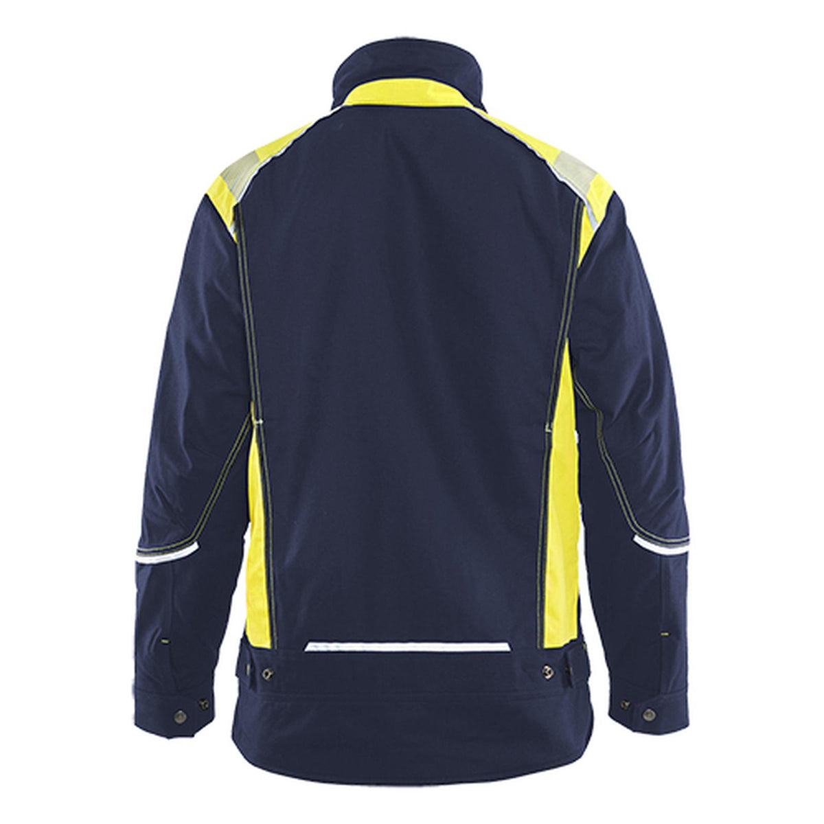Blaklader Jassen 49151370 marineblauw-geel(8833)