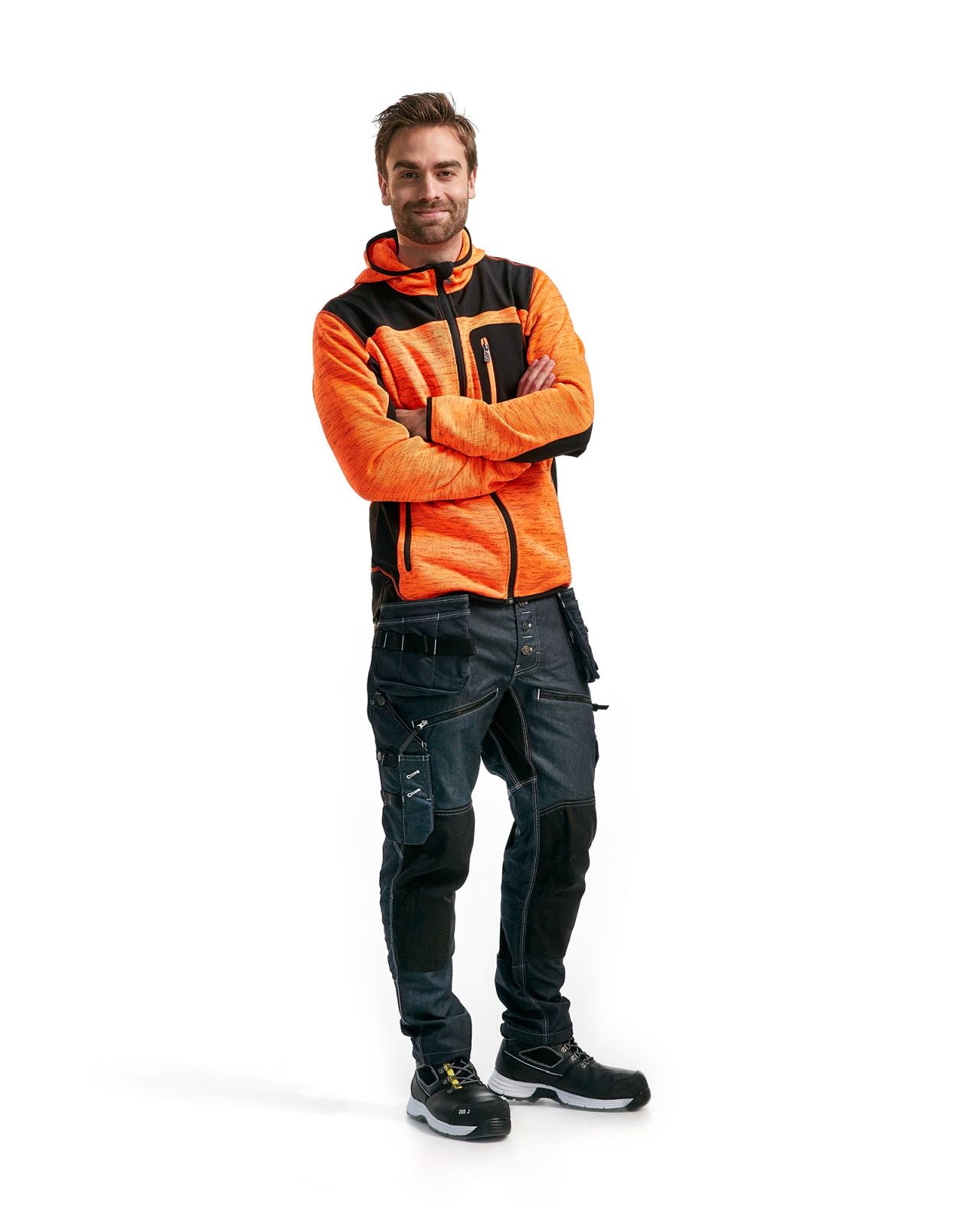 Blaklader Vesten 49302117 oranje-zwart(5399)
