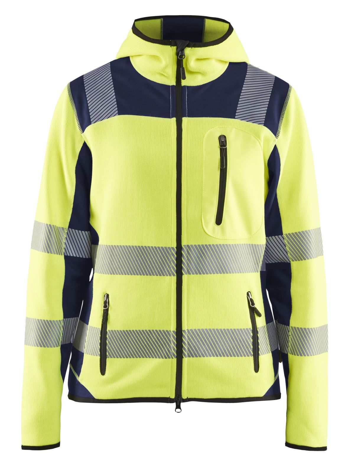 Blaklader Jassen 49672120 HiVis fluo geel-marineblauw(3389)