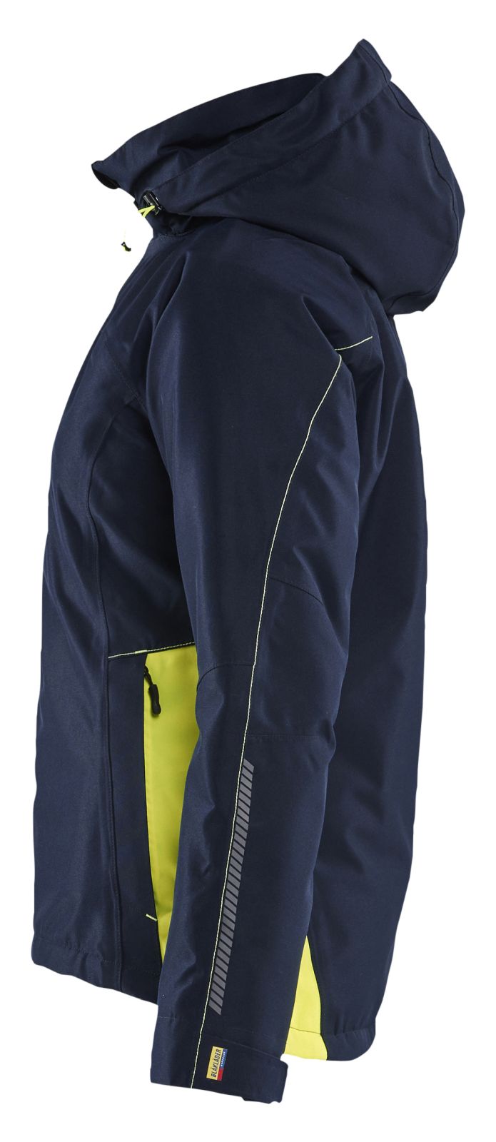 Blaklader jassen 49721977 winter donker marineblauw-fluo geel(8633)