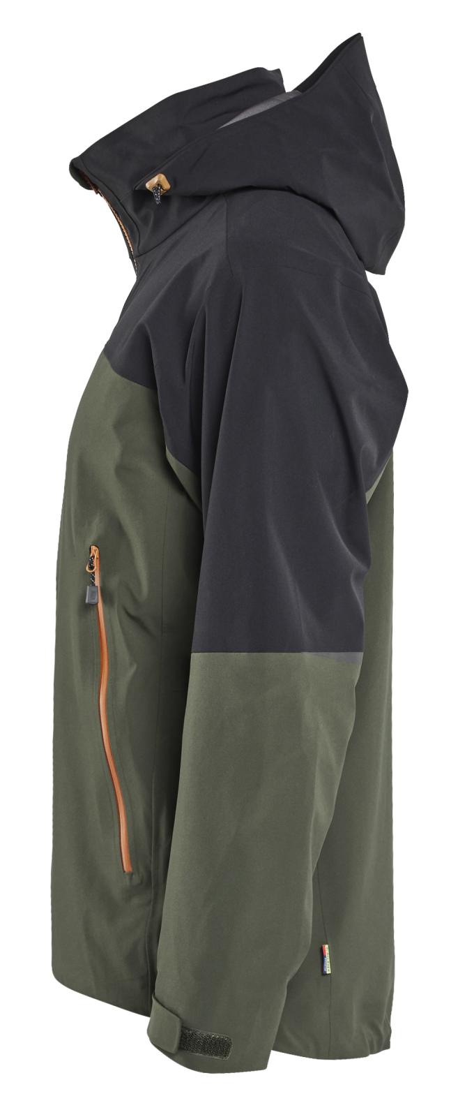Blaklader Wind/regen/sneeuw Striker Jack 49801916 shell stretch waterdicht winddicht woudgroen-roestbruin(4240)