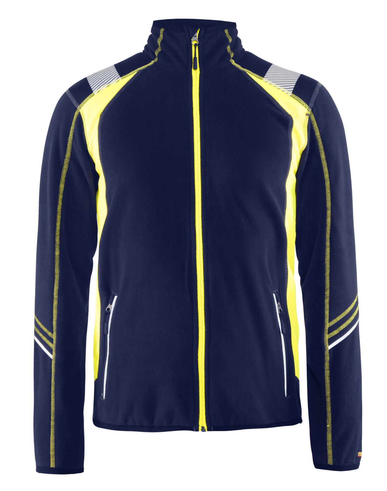 Blaklader Vesten 49931010 marineblauw-geel(8933)