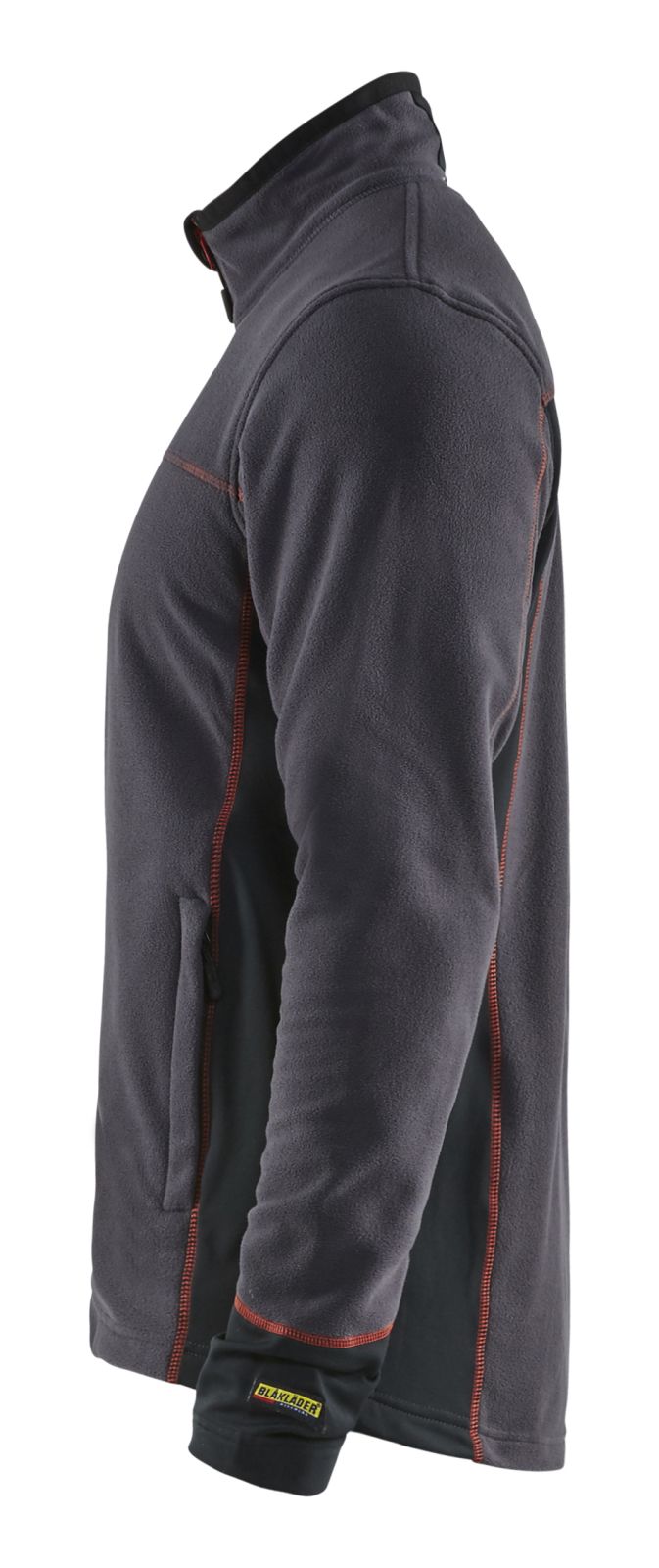 Blaklader Vesten 49951010 donkergrijs-rood(9756)