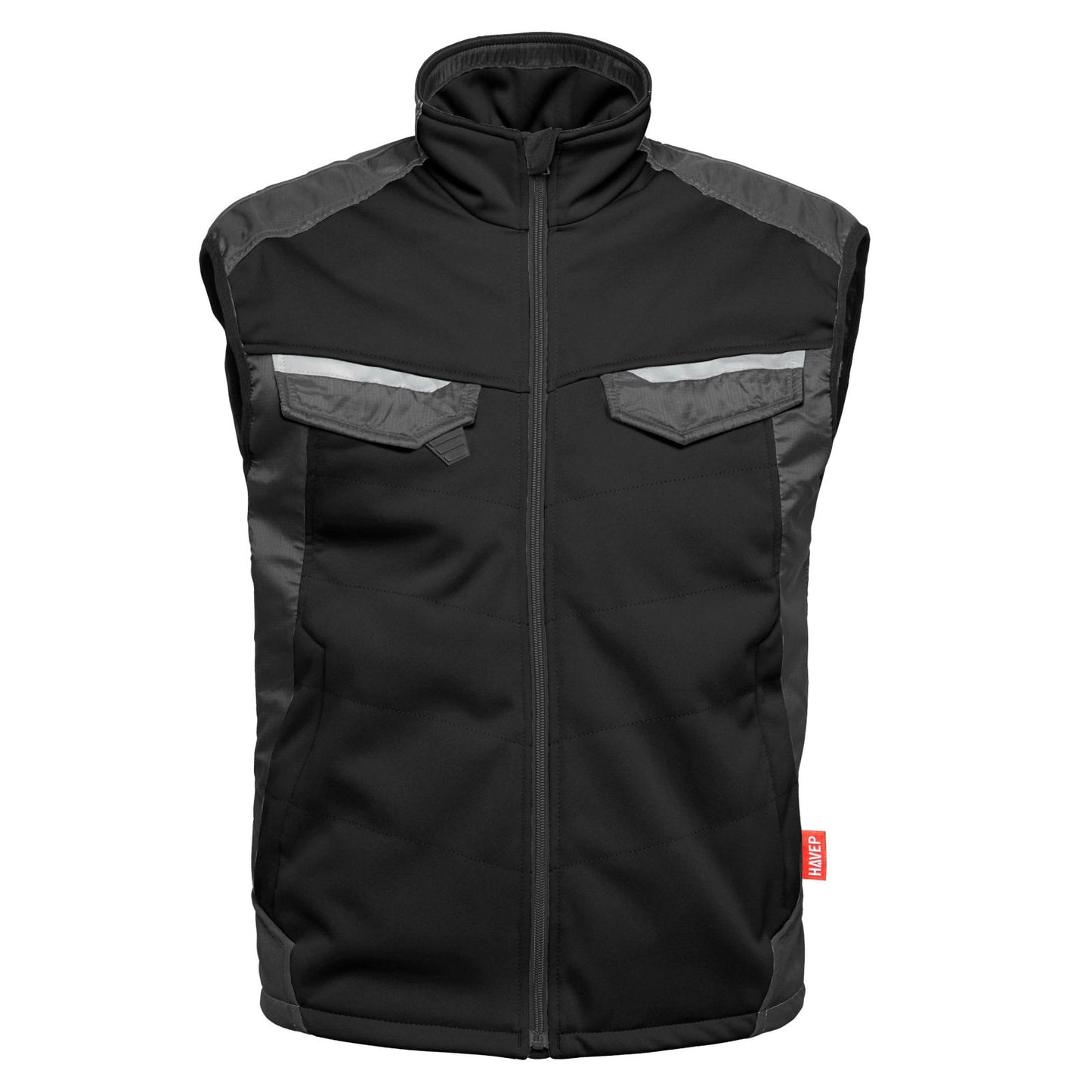 Havep Attitude Bodywarmers 50184 zwart-antracietgrijs(CDK)