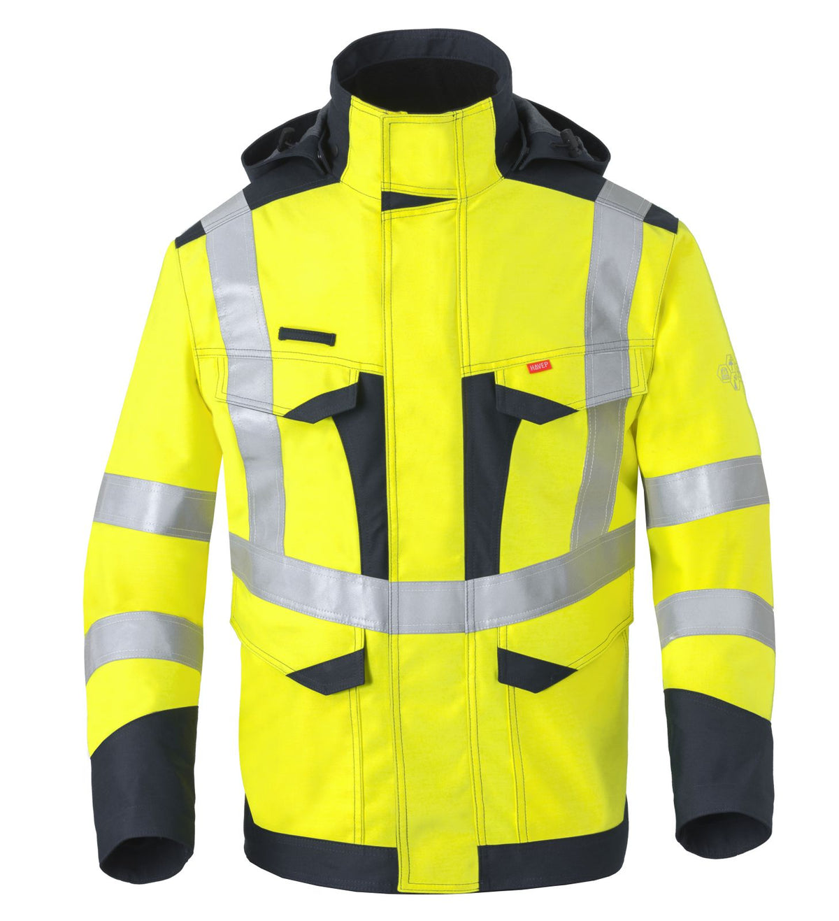 Havep Multi Shield Parka 50248 fluo geel-donker marineblauw(ARA)