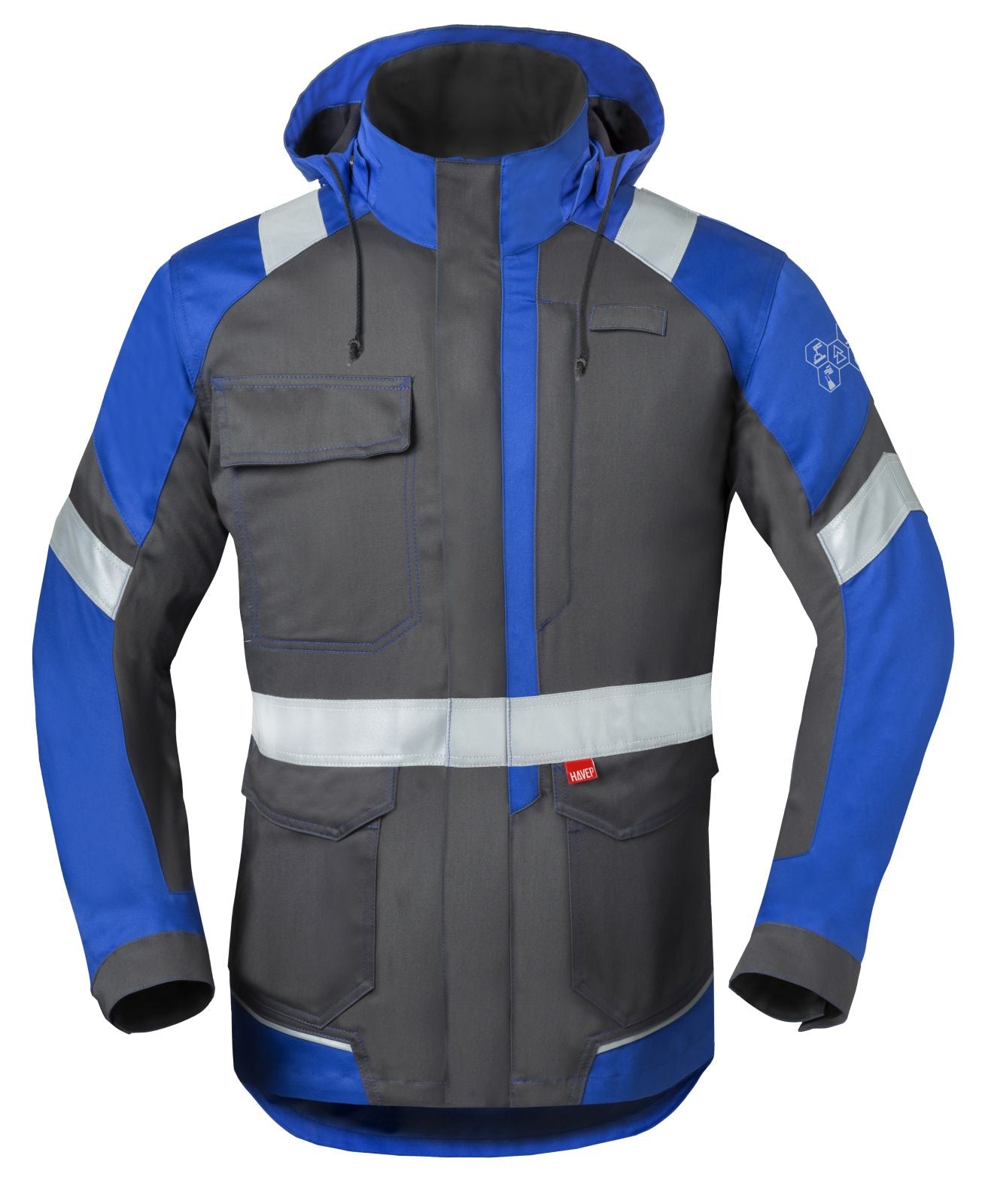 Havep 5safety Image + Parka's 50286 houtskool-korenblauw(AAR)