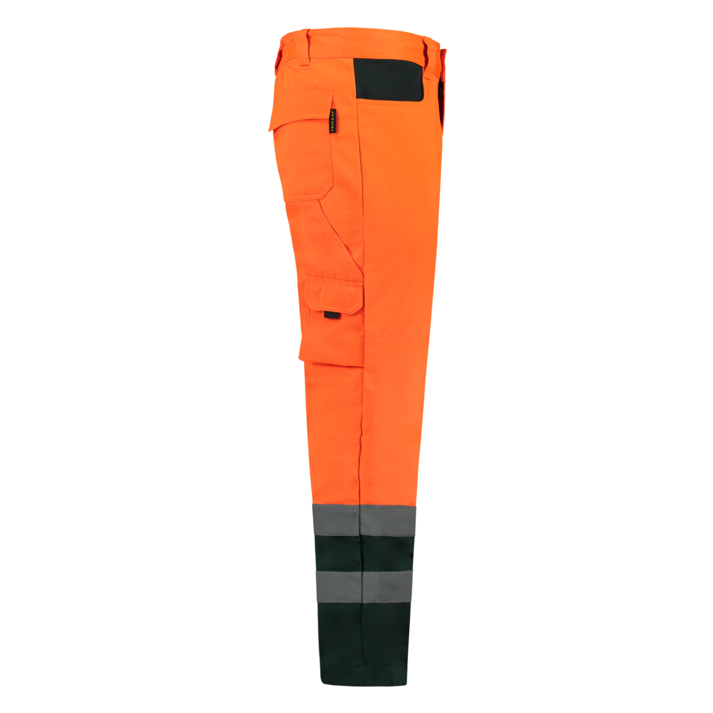 Tricorp Safety Broeken 503002-TWE3001 EN 471 Kniezakken Polyester- katoen fluo oranje-groen(fluororangegreen)