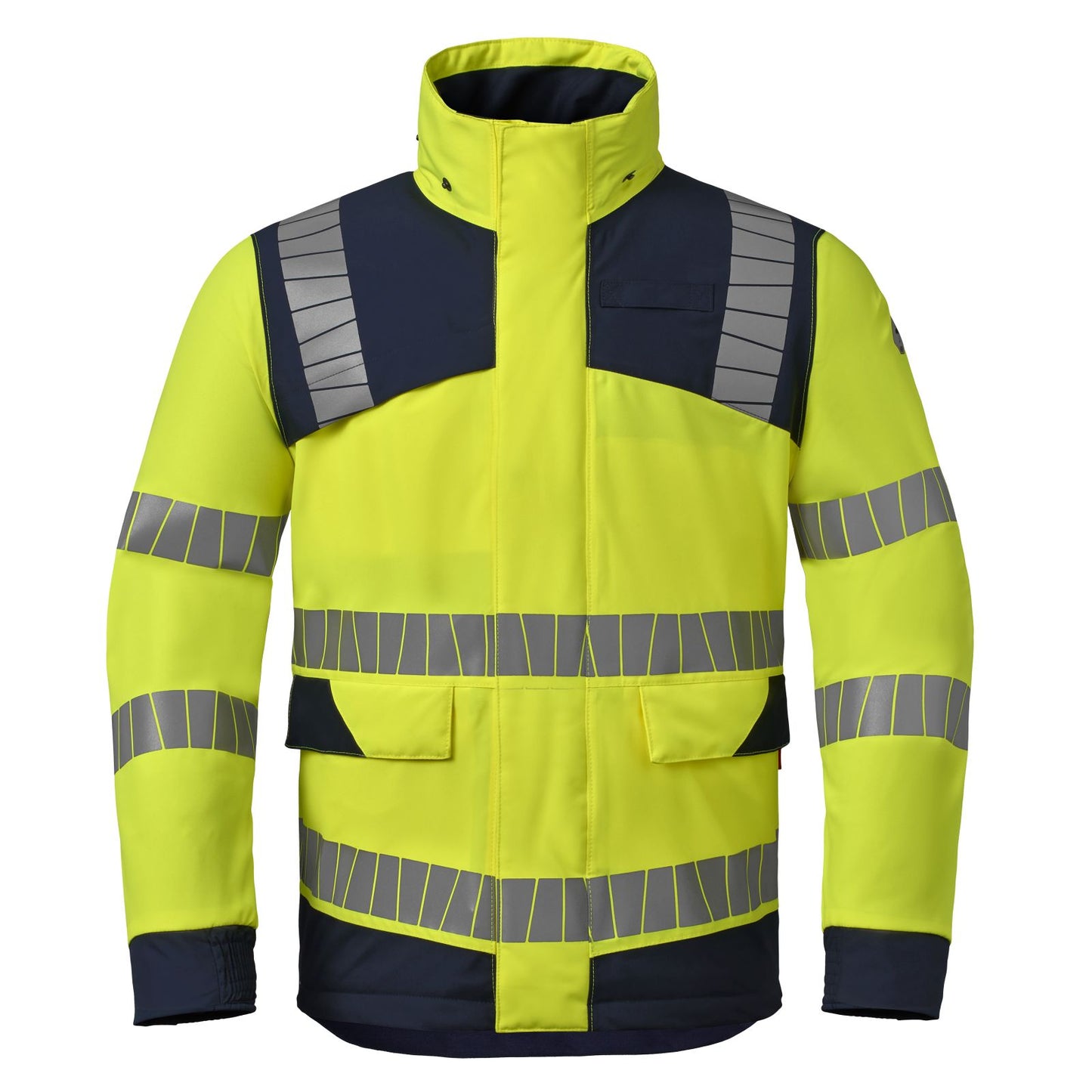 Havep High Visibility + Parka 50423 HiVis regen fluo geel-indigo blauw(ARB)