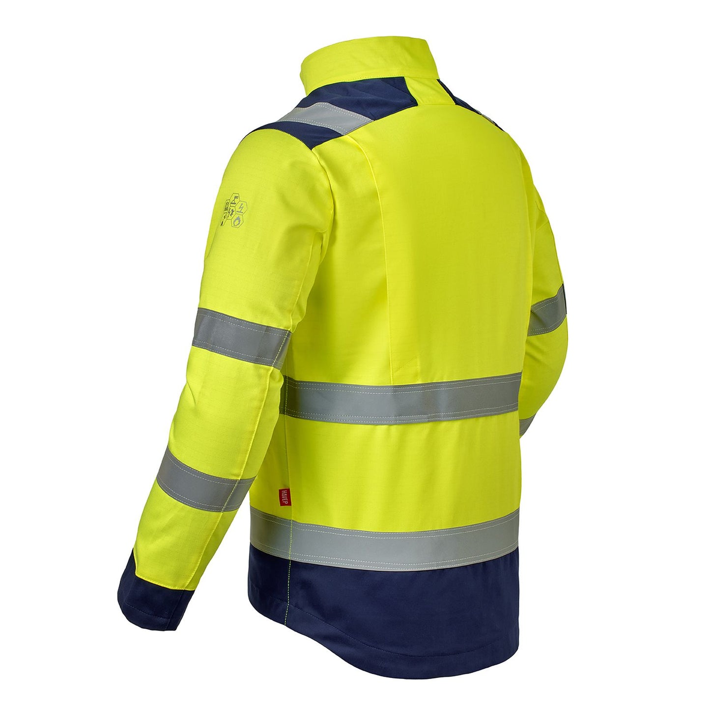 Havep Multi Protector + Jas 50426 over de heup (colbert) reflectie fluo geel-marine(AOV)