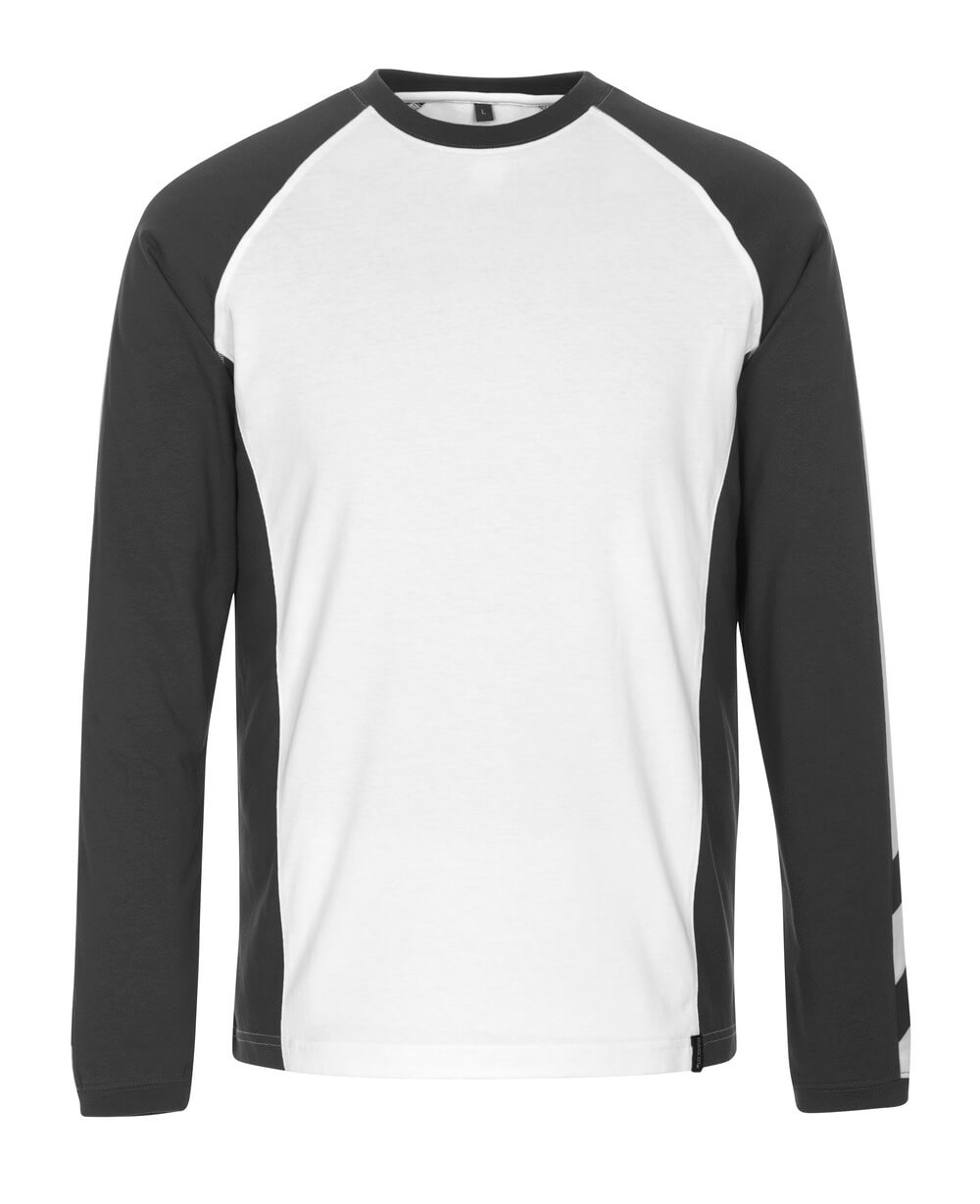 Mascot Unique Shirts 50568-959 Bielefeld wit-donker antracietgrijs(0618)