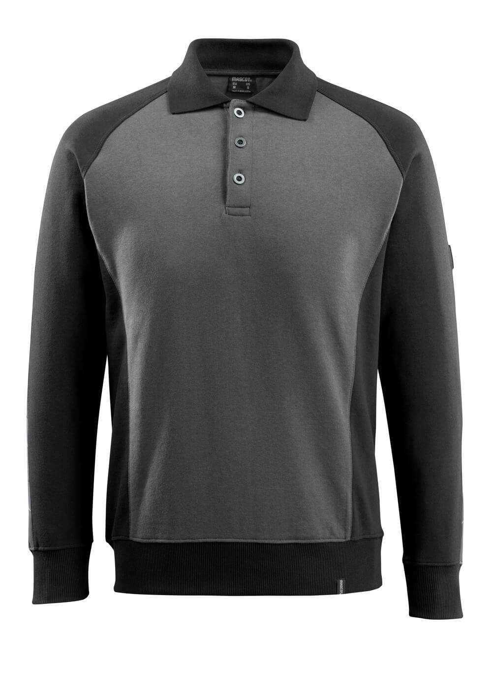Mascot Unique Polosweaters 50610-962 Magdeburg donker antracietgrijs-zwart(1809)