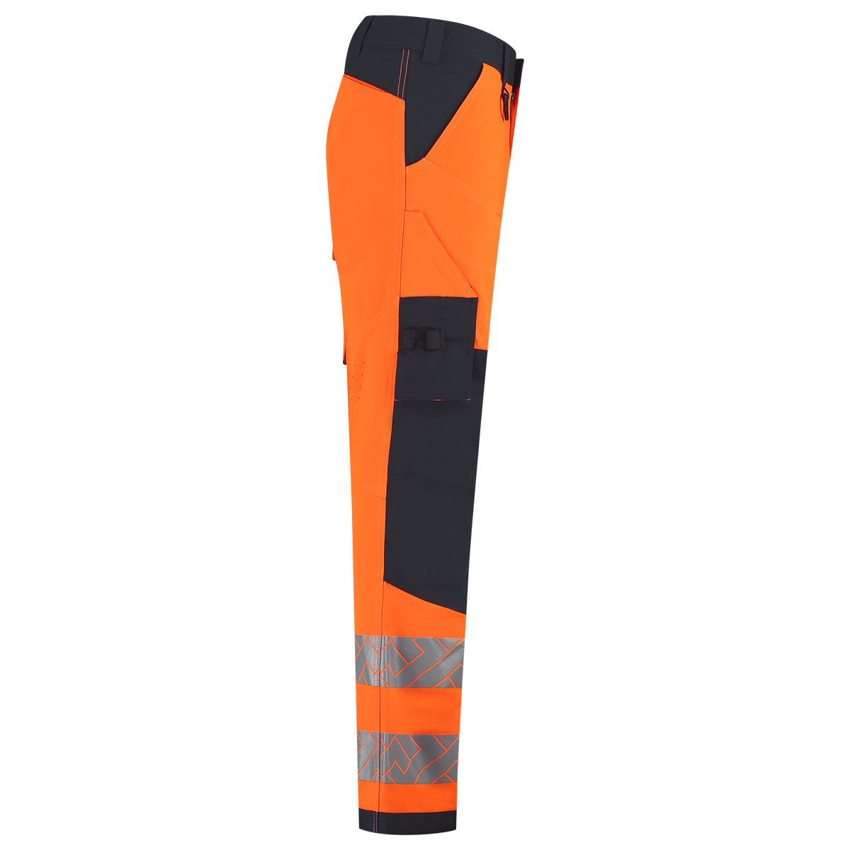 Tricorp Workwear High Vis Redefined Werkbroeken 506120 4-Way Stretch Knieversterking HiVis fluo oranje-inktblauw(fluororangeink)