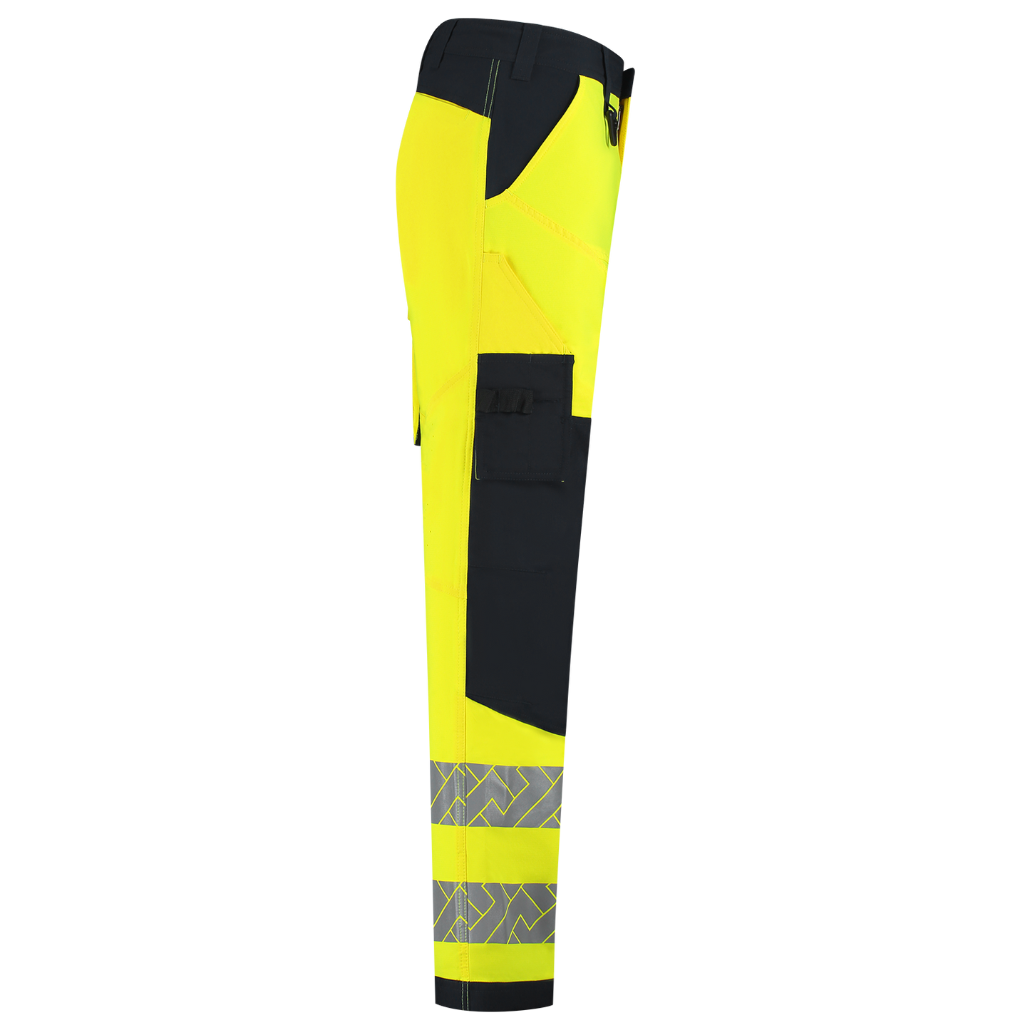 Tricorp Workwear High Vis Redefined Werkbroeken 506120 4-Way Stretch Knieversterking HiVis fluo geel-inktblauw(fluoryellowink)