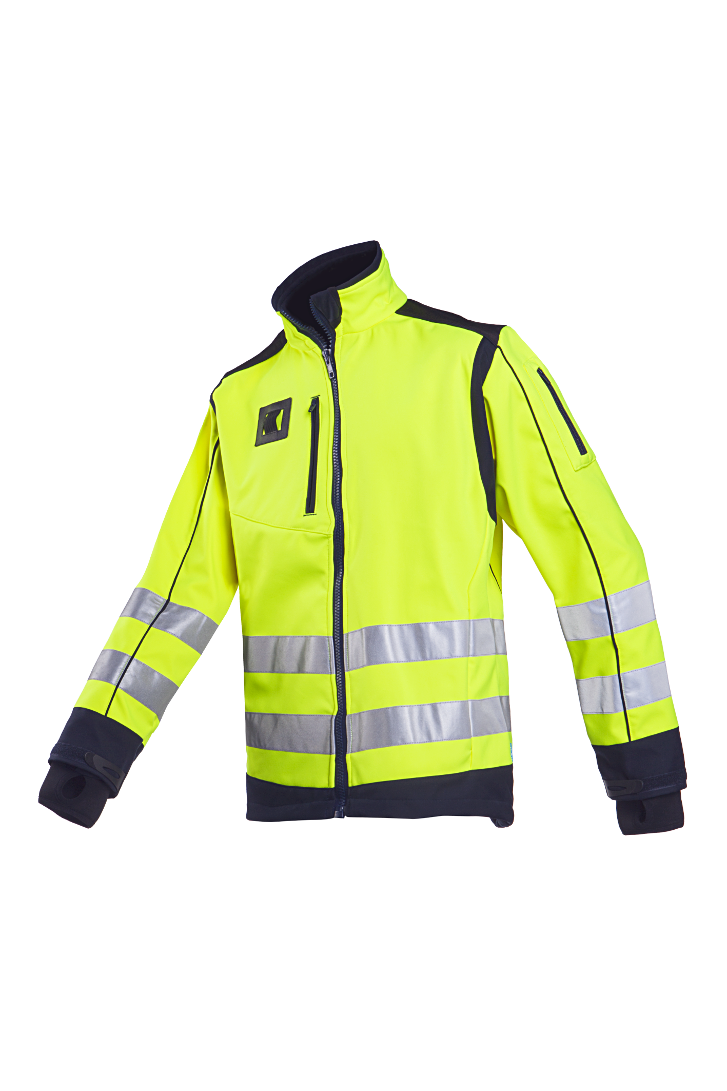Sioen Jassen Walney HiVis fluo geel-blauw