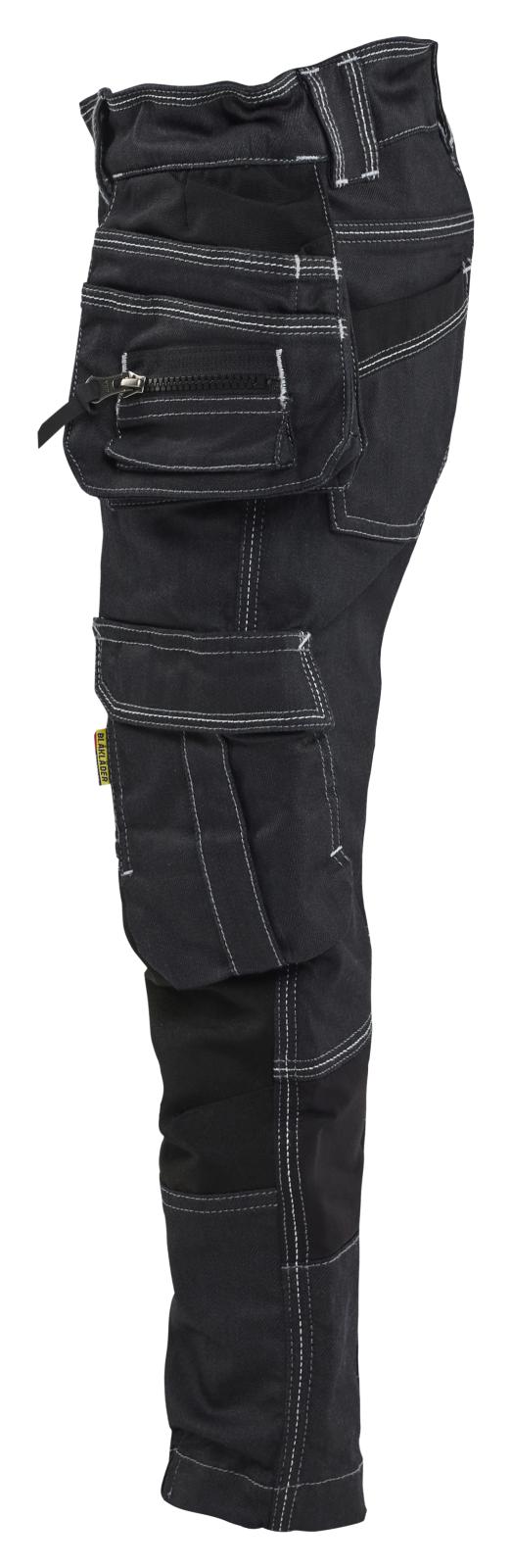 Blaklader Kinderkleding Kids X1900 Werkbroek 52251147 stretch marineblauw-zwart(8999)