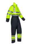 Sioen Overalls Rabaul fluo geel-marineblauw