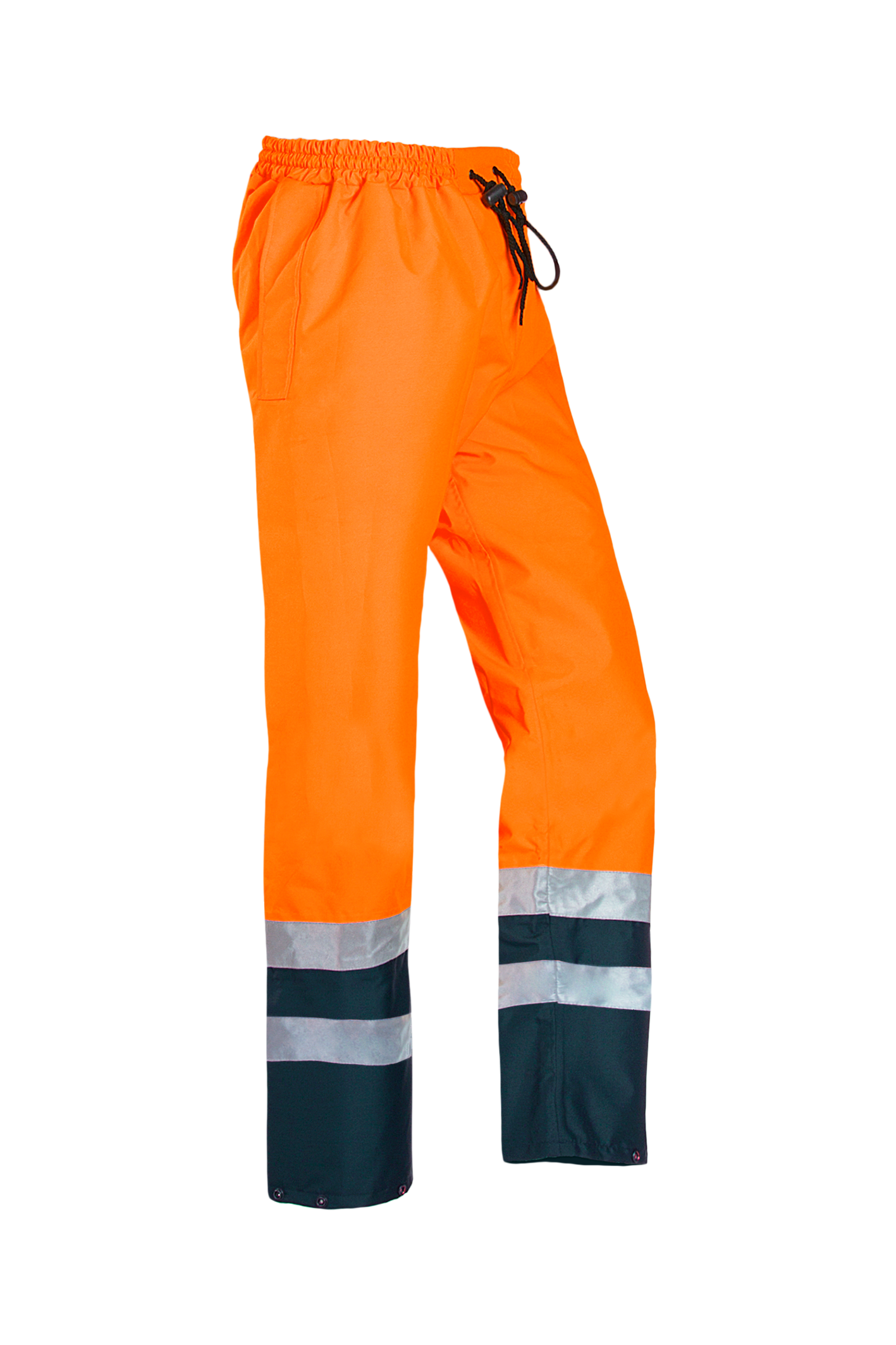 Sioen Broeken Tarviso fluo oranje-marineblauw