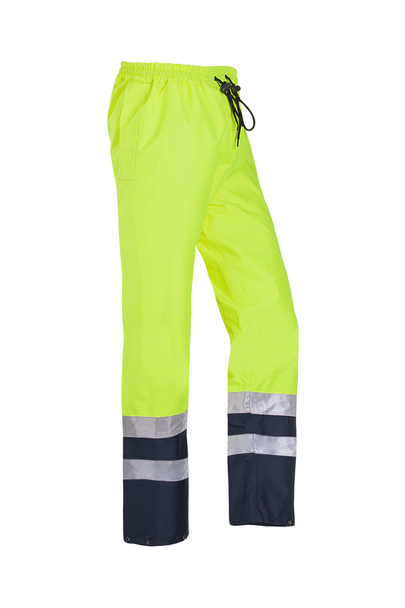 Sioen Broeken Tarviso fluo geel-marineblauw