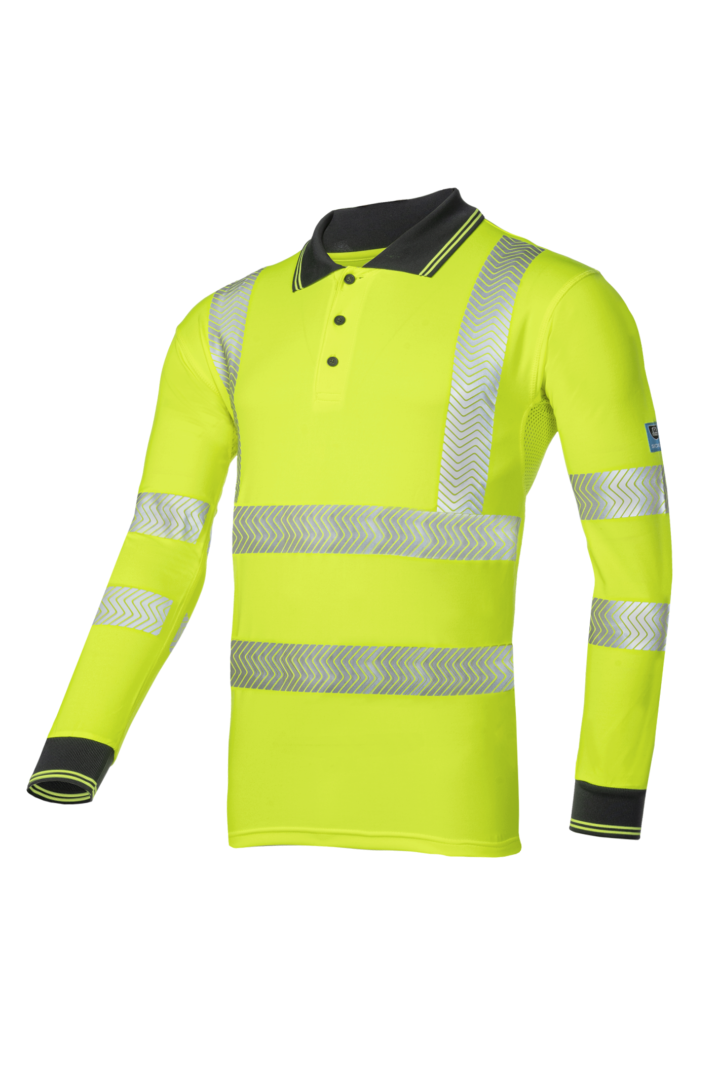 Sioen polo Casbas HiVis fluo geel