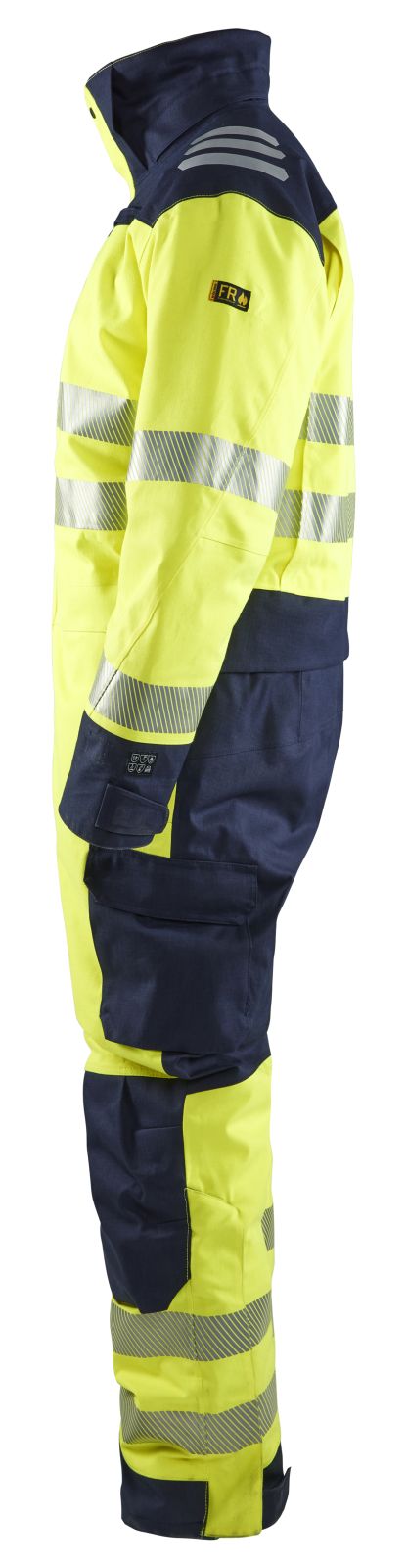 Blaklader Multinorm overalls 63171534 winter fluo geel-marineblauw(3389)
