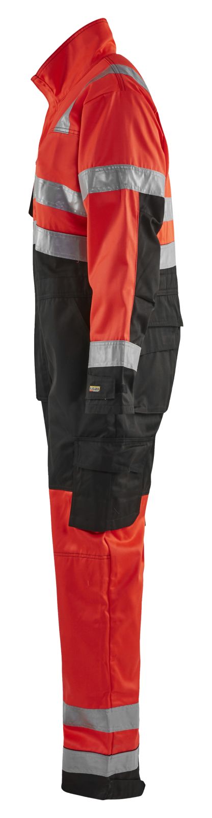 Blaklader Overalls 63731804 HiVis fluo rood-zwart(5599)