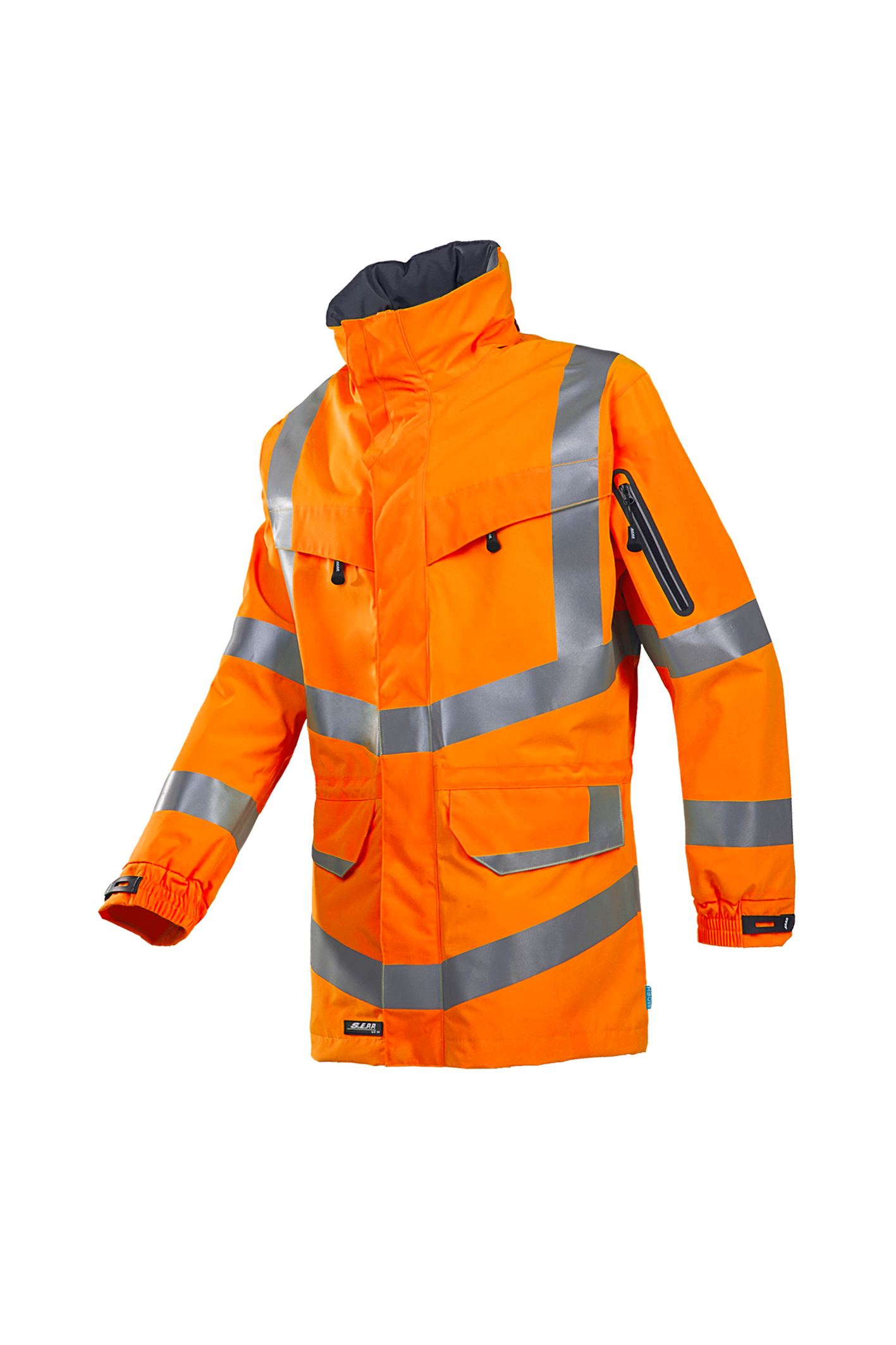 Sioen Jassen Mildura HiVis Inrits-systeem fluo-oranje