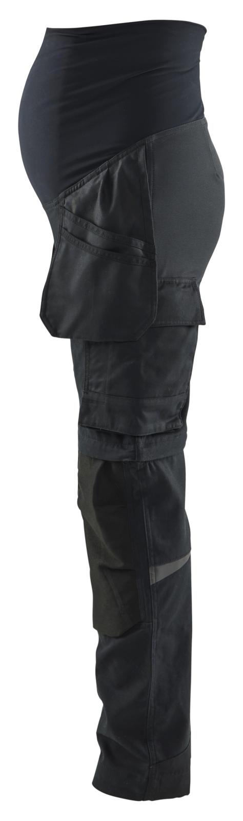 Blaklader Ambacht Dames Werkbroeken 71031344 zwangerschap afrits zwart(9900)