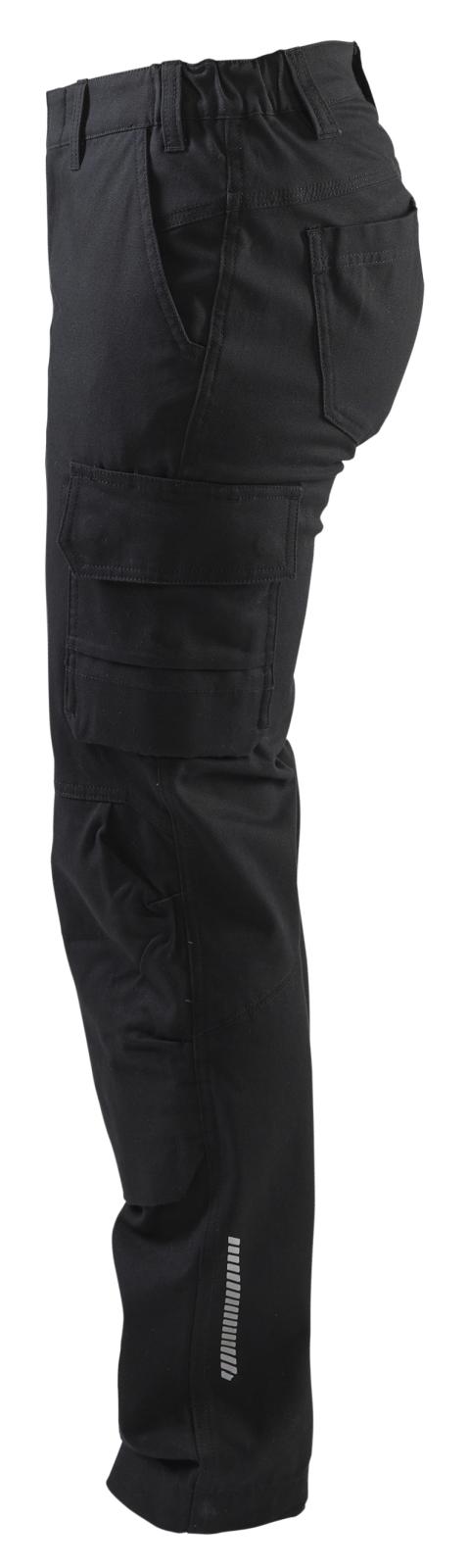 Blaklader Industrie Dames Werkbroeken 71061344 stretch zwart(9900)