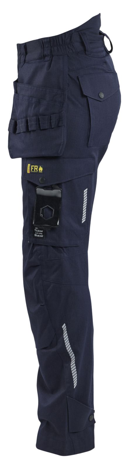 Blaklader Vlamvertragend Dames Multinorm Werkbroek 71081512 inherent vlamwerend antistatisch gereedschapszakken marineblauw(8900)