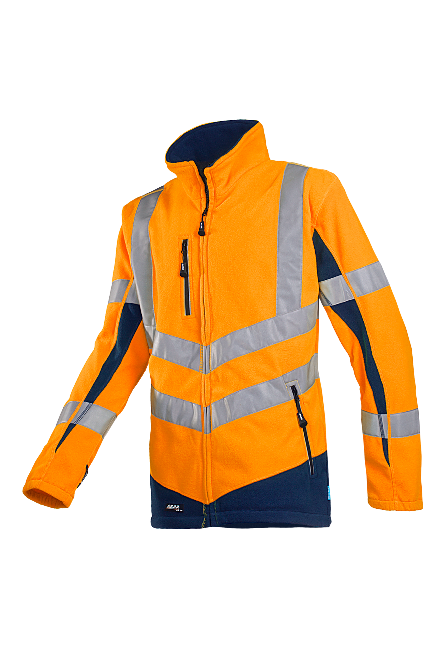 Sioen Jassen Senic fluo oranje-marineblauw