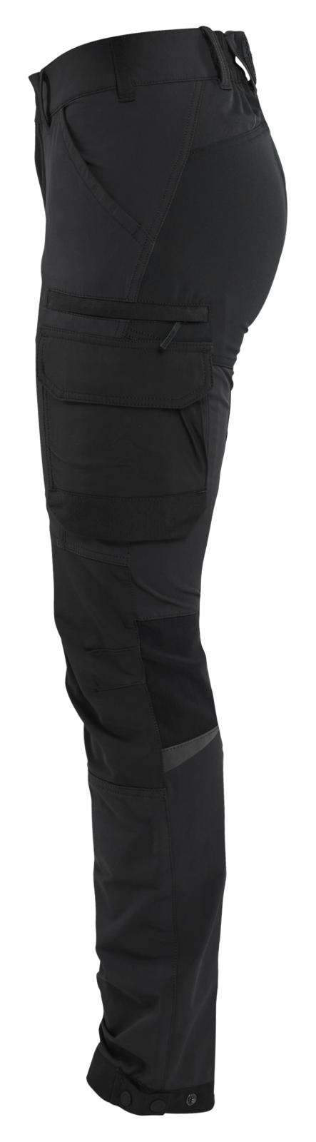 Blaklader Broeken 71221645 zwart-donkergrijs(9998)