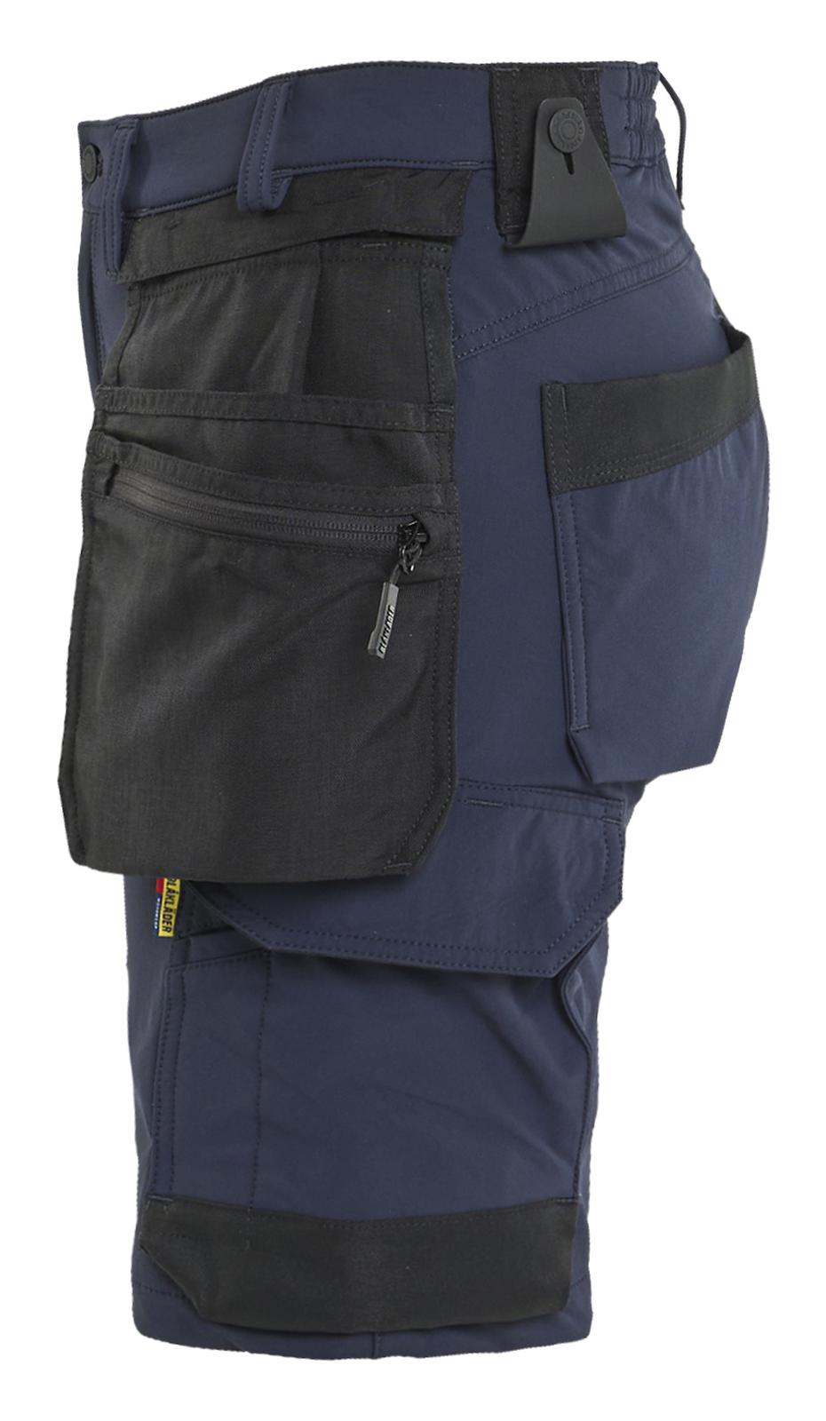 Blaklader Ambacht Dames Shorts 71241645 4-weg stretch donker marineblauw-zwart(8699)