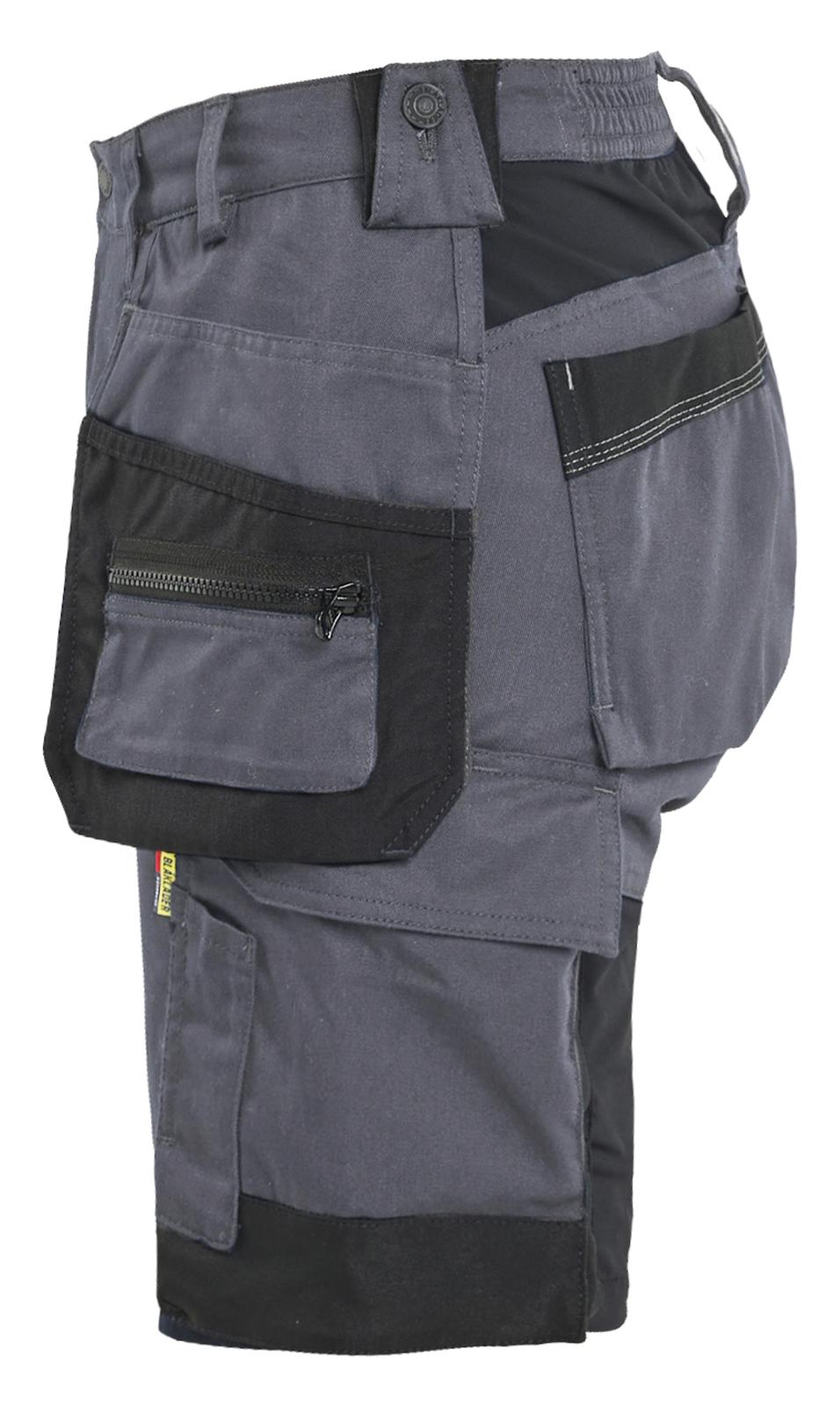 Blaklader Dames Shorts 71331832 2-weg stretch midden grijs(9600)