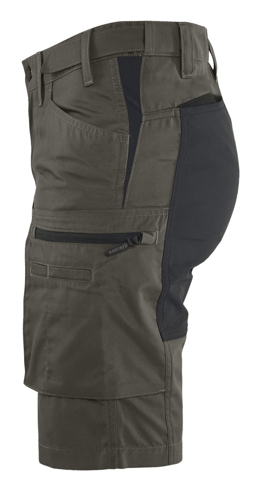Blaklader Dames Service Short 71491845 stretch groen-zwart(4599)