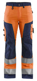 Blaklader Broeken 71551811 HiVis fluo oranje-marineblauw(5389)