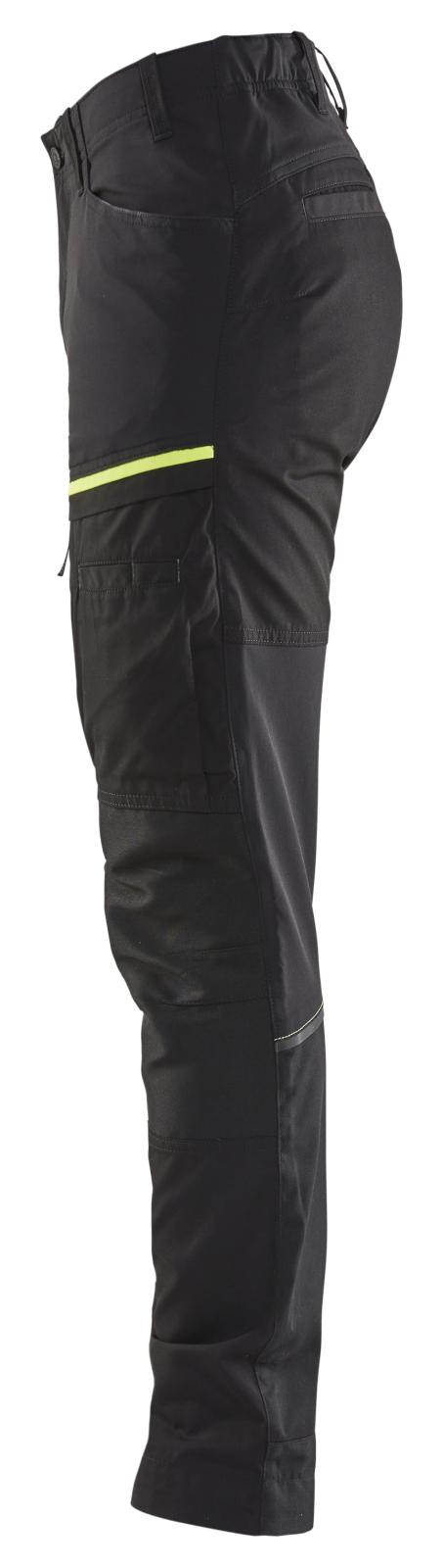 Blaklader Broeken 71661845 zwart-fluo geel(9933)