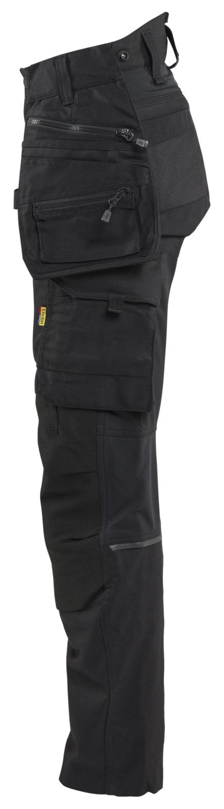Blaklader Dames Striker Werkbroek 71701149 dames 4-weg stretch zwart(9999)