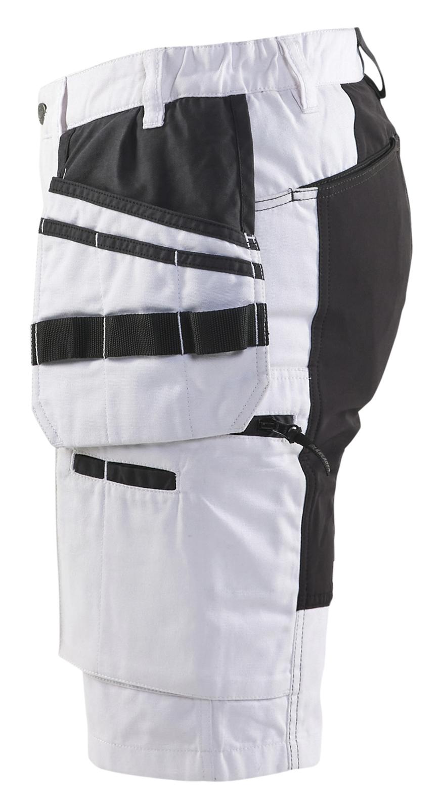 Blaklader shorts 71711000 wit-zwart(1099)
