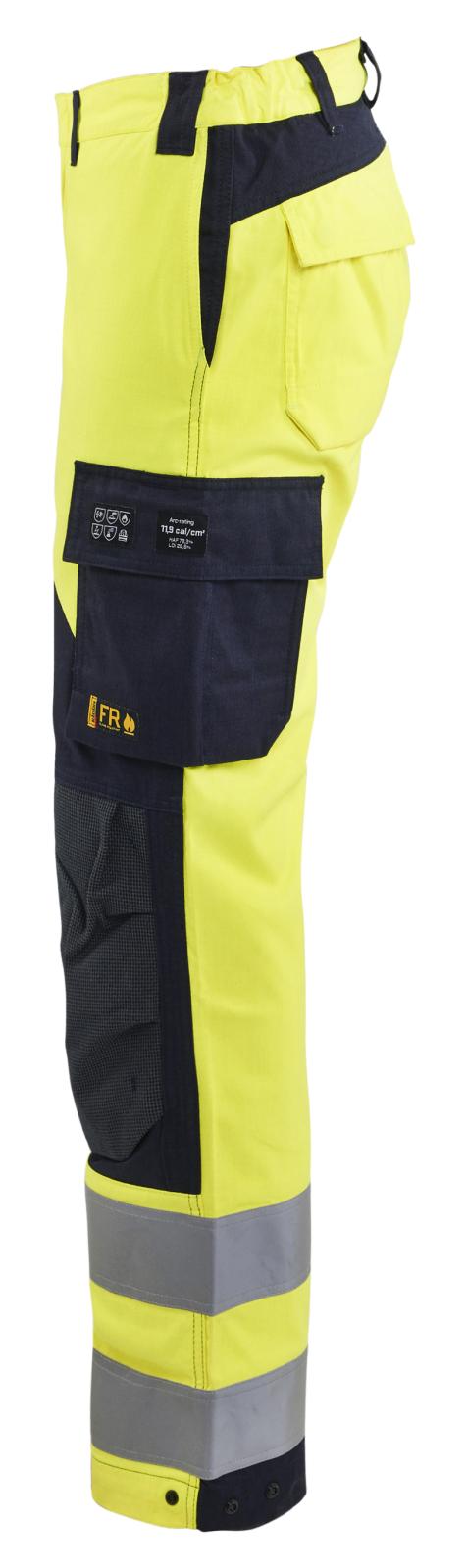 Blaklader Broeken 71891512 Multinorm fluo geel-marineblauw(3389)