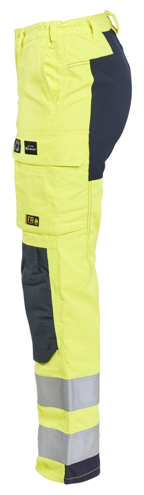 Blaklader Werkbroeken 71911512 fluo geel-marineblauw(3389)