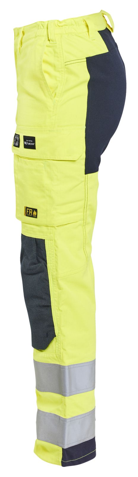 Blaklader Werkbroeken 71911512 fluo geel-marineblauw(3389)