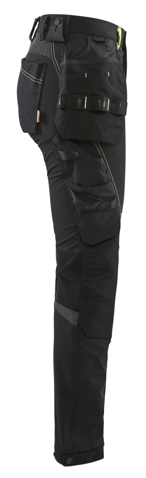 Blaklader Broeken 71921645 zwart-fluo geel(9933)