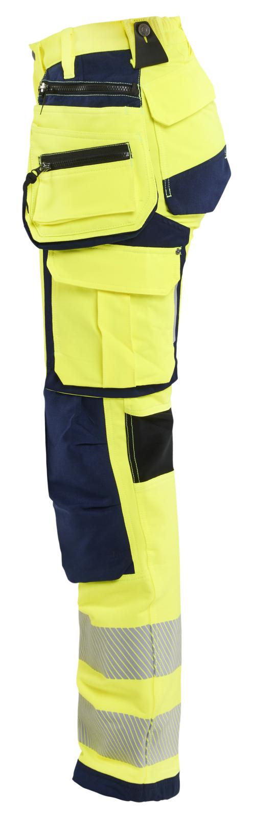 Blaklader Broeken 71971642 fluo geel-marineblauw(3389)