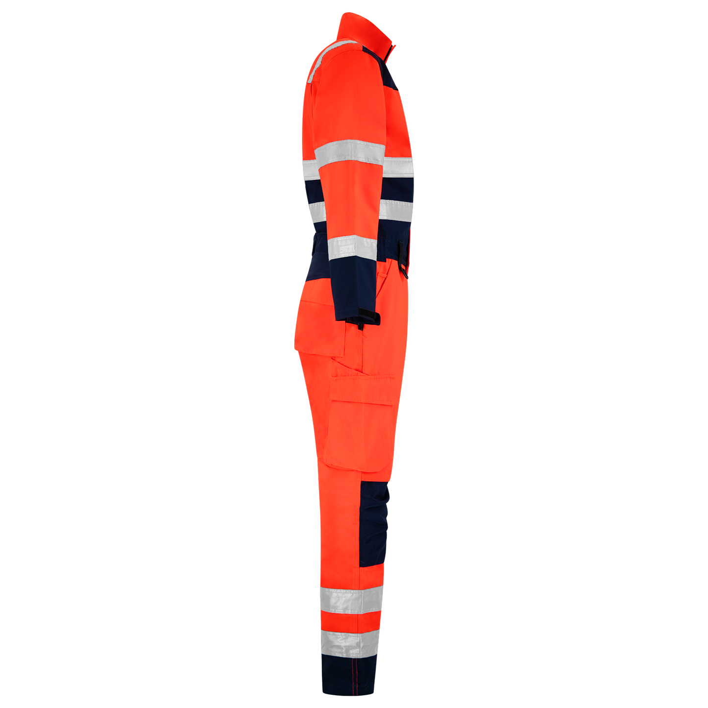 Tricorp Safety Overalls 753009 HiVis fluo rood-inktblauw(fluorredink)