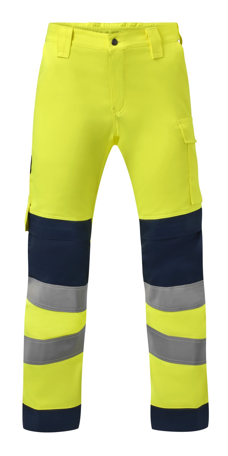 Havep High Visibility + Lange broek 80574 HiVis fluo geel-marine(AOV)
