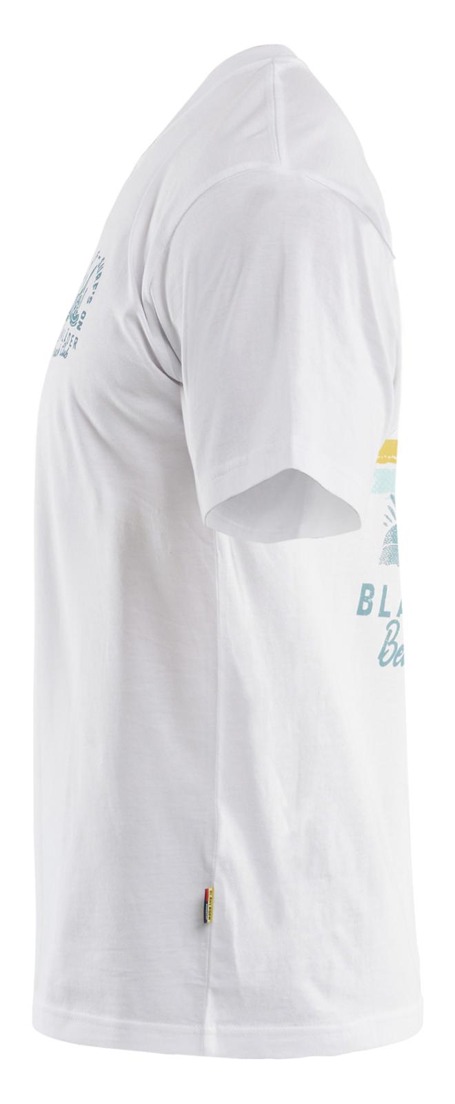 Blaklader Limited Edition Blåkläder Beach Club T-shirt 94191042 wit(1000)