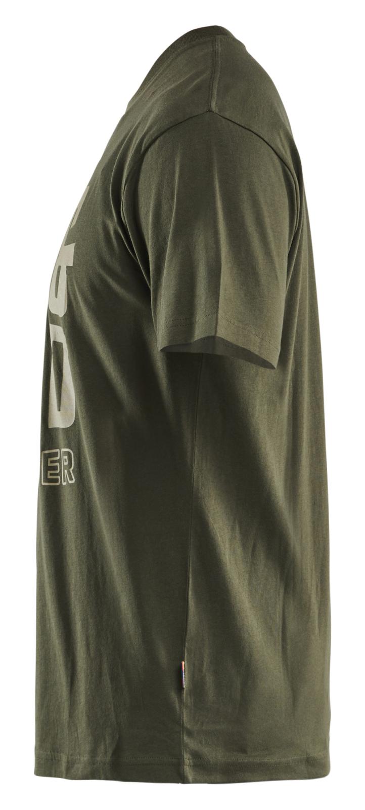 Blaklader Limited Edition Grit & Grind T-shirt 94211042 donker herfstgroen(4209)