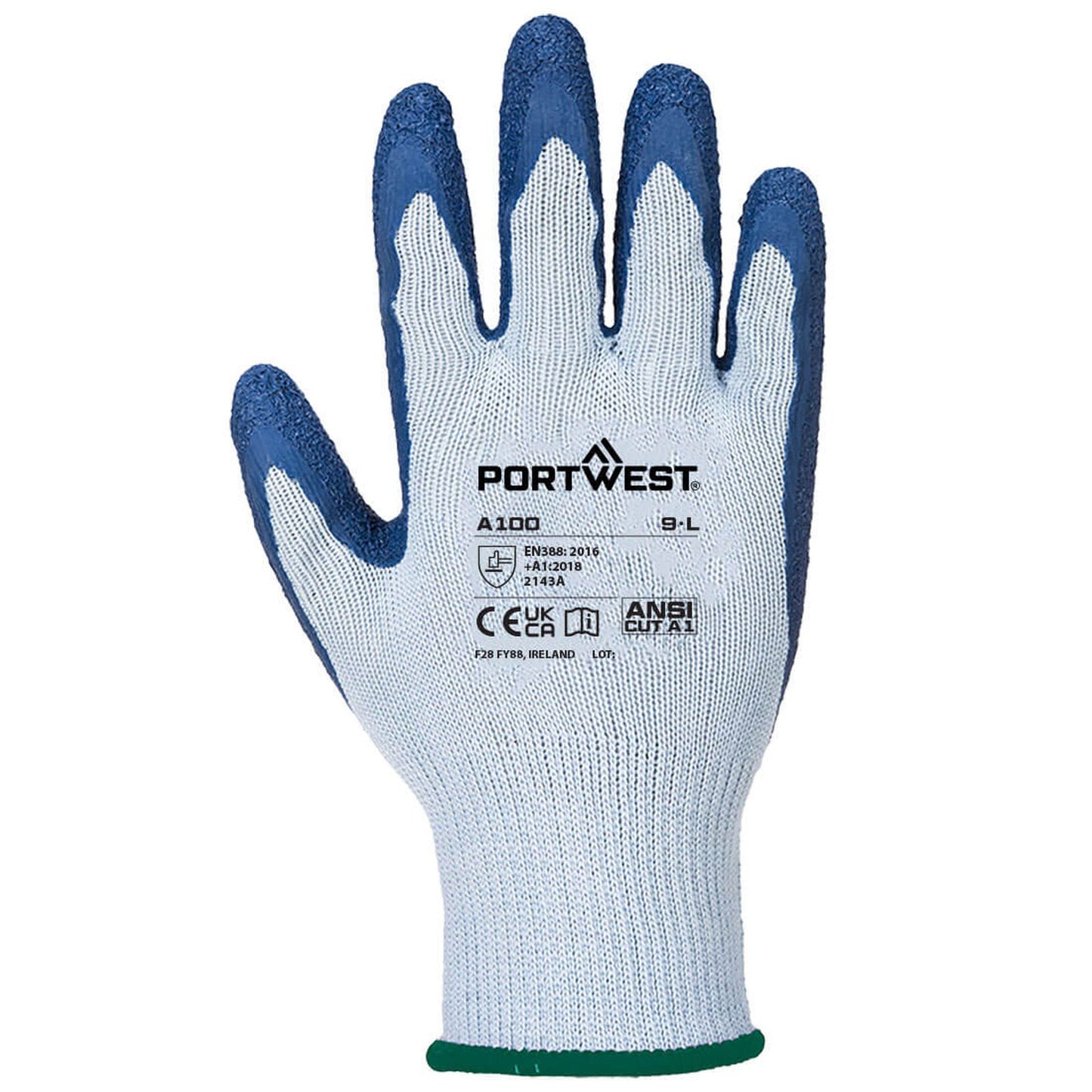 Portwest Handschoenen A100 grijs-blauw(G4)