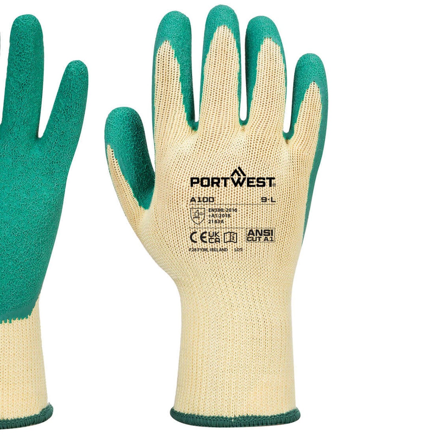 Portwest Handschoenen A100 groen(GN)